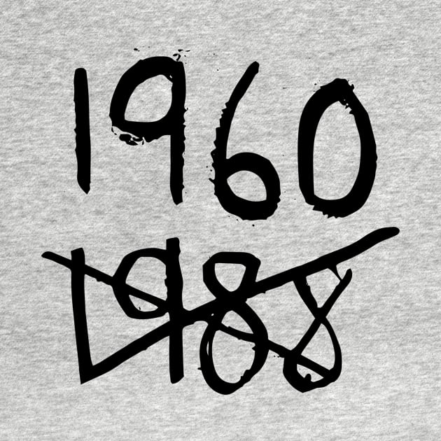 1960 - 1988 Doodle Black by Mijumi Doodles